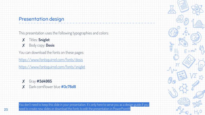 Science Drawings Presentation Template Slide 25