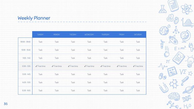 Science Drawings Presentation Template Slide 35