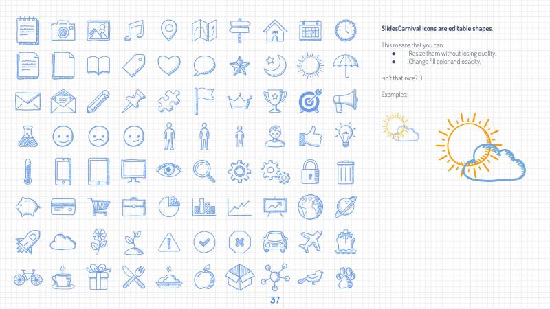 Science Drawings Presentation Template Slide 37