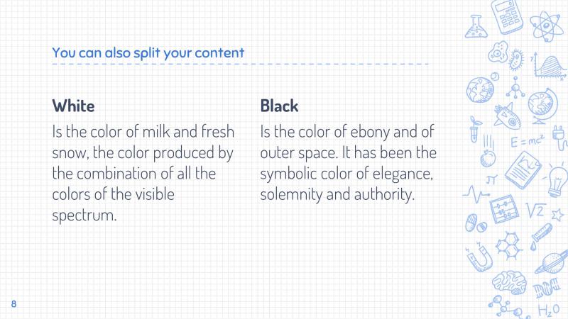 Science Drawings Presentation Template Slide 8