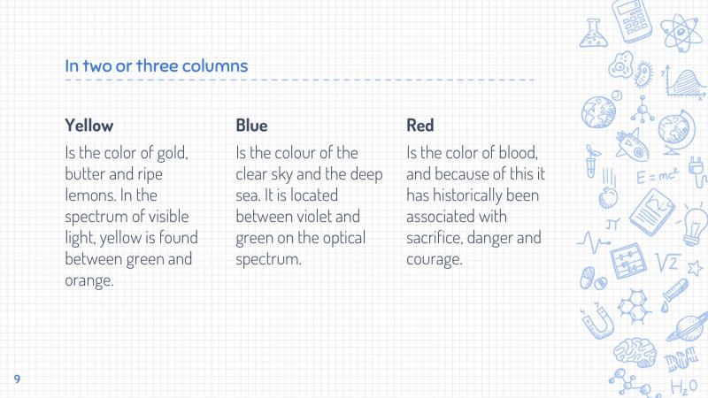 Science Drawings Presentation Template Slide 9*