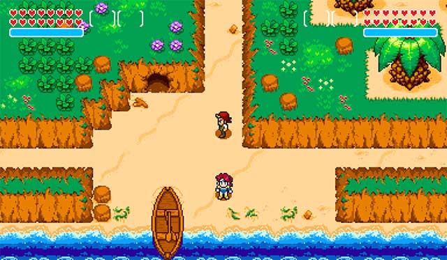 The Rusty Sword: Vanguard Island là game phiêu lưu ngắn có góc nhìn từ trên xuống