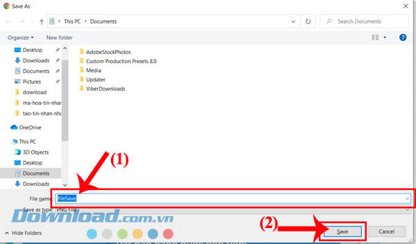 Nhấp chuột vào nút Tạo lại ảnh hoặc Chia sẻ