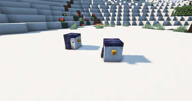 Chim cánh cụt được coi là một trong người bạn đồng hành tốt nhất trong Minecraft