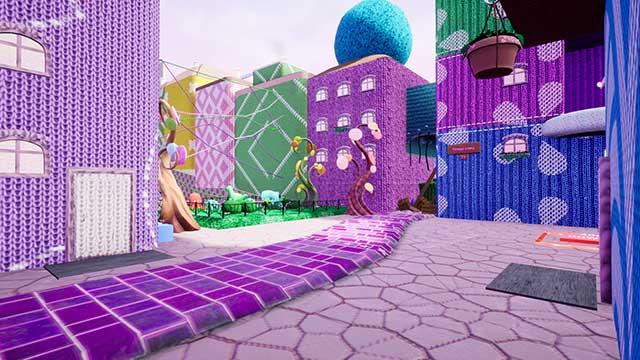 Game sẽ xoay quanh cuộc chiến bắn súng giữa Thế giới Dệt kim và Thế giới Bơm hơi
