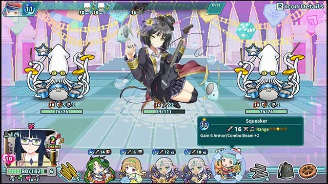 Super Bullet Break là game chiến thuật thẻ bài lấy cảm hứng từ các trò chơi gacha