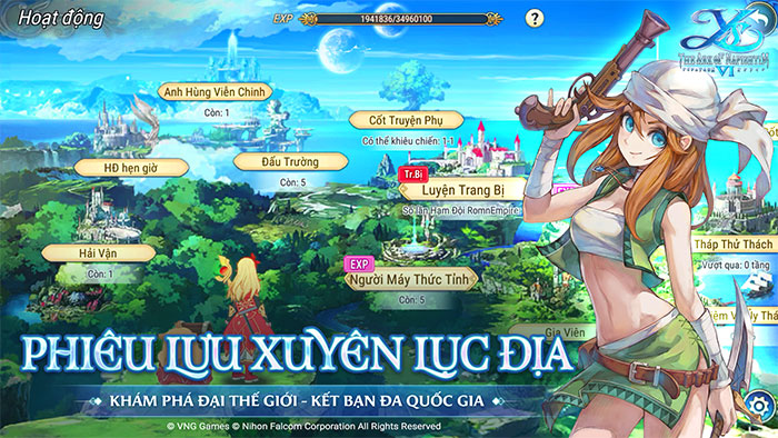 Download game Ys 6 Mobile - Phiêu lưu xuyên lục địa
