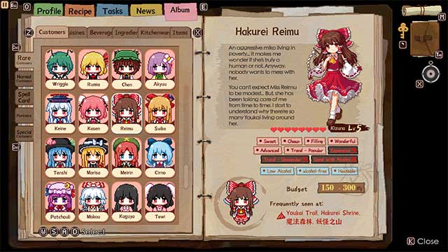 Game có rất nhiều trang phục, album CG sự kiện, CD nhạc phim và đồ trang trí
