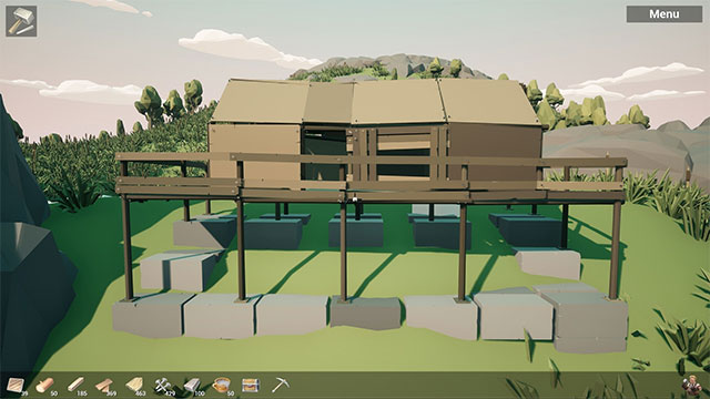 Mở khóa hàng loạt vật liệu và công cụ xây dựng mới trong khi chơi The Enjenir game