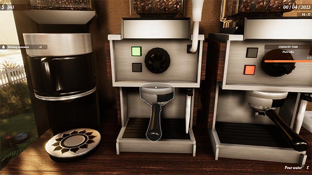 Coffeehouse Simulator mô phỏng chân thực trải nghiệm pha chế cafe và phục vụ khách hàng