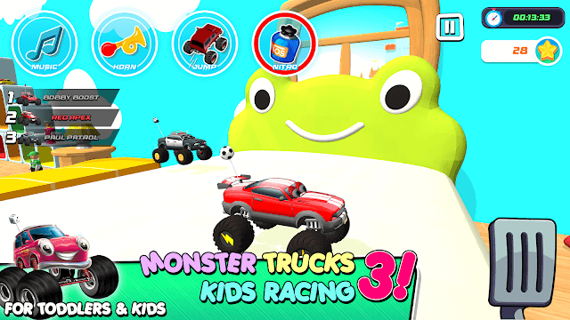 Monster Trucks Game for Kids 3 là trò chơi đua xe tải vui nhộn dành cho trẻ em