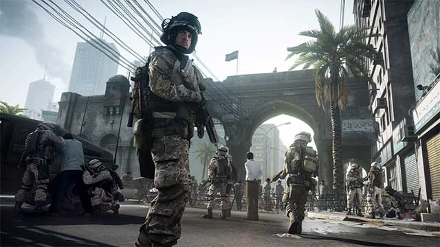 Battlefield 3 có 4 class nhân vật - Assault, Engineer, Support và Recon