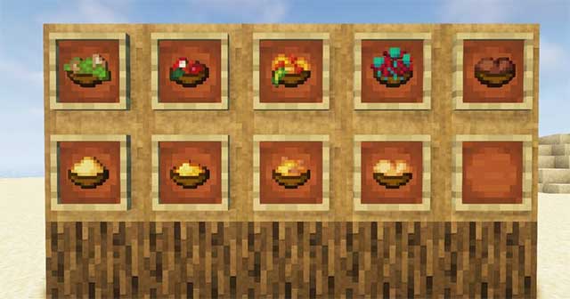 Vanilla Cookbook Mod sẽ làm cho các món ăn trong game trở nên đa dạng hơn