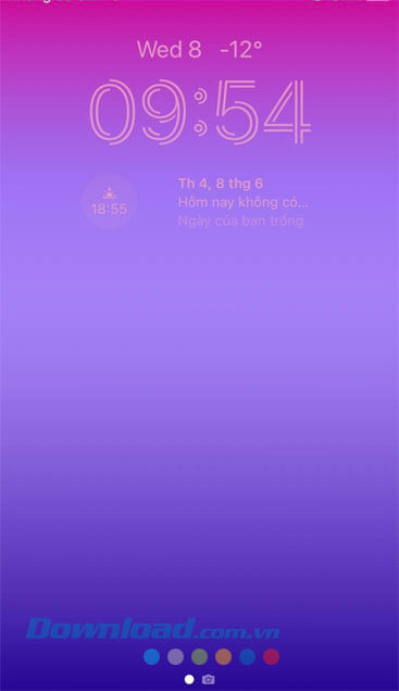 Màn hình khóa trên iOS 16