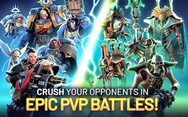 Tấn công kẻ thù trong các trận chiến PvP hoành tráng trong game Warhammer 40,000: Tacticus