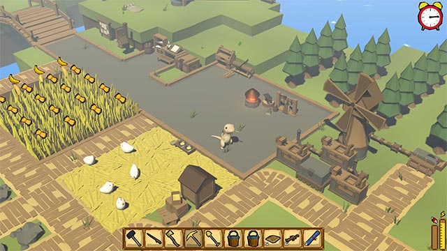 Cheaphaven là game nông trại nhẹ nhàng, thư giãn với đầy đủ các hoạt động trồng trọt, chăn nuôi, mua bán, xây dựng...