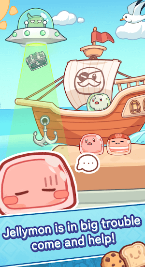 Gặp gỡ những quái vật thạch Jellymon đáng yêu trong game My Little Jellymon 