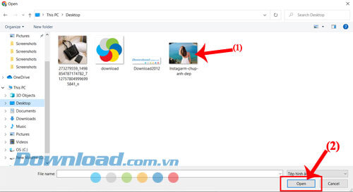 Chọn một hình ảnh bất kỳ