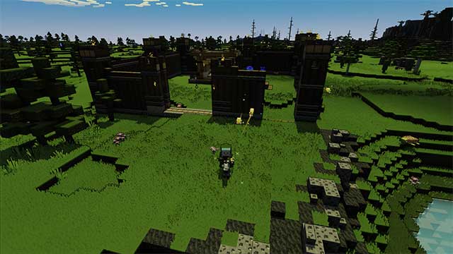 Khám phá những bí ẩn trong vùng đất Overworld hiền hòa, giàu tài nguyên 