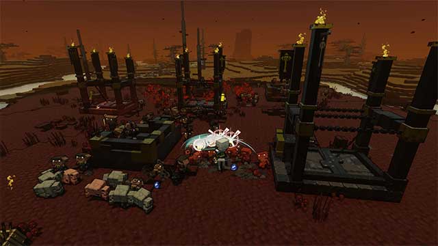 Bảo vệ Thế giới chính Overworld khỏi bọn người lợn Piglin phá hoại từ Nether
