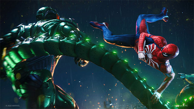 Cùng Người Nhện đánh bại kẻ phản diện và bảo vệ thành phố trong game Marvel’s Spider-Man Remastered