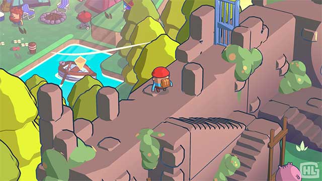 Pine Hearts có lối chơi lấy cảm hứng từ series game phiêu lưu kinh điển Zelda