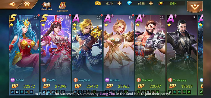 Xây dựng đội từ các nhân vật quen thuộc trong game hành động nhập vai Soul Land Reloaded