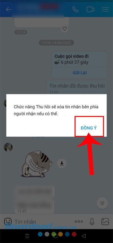 Nhấn vào nút Đồng ý