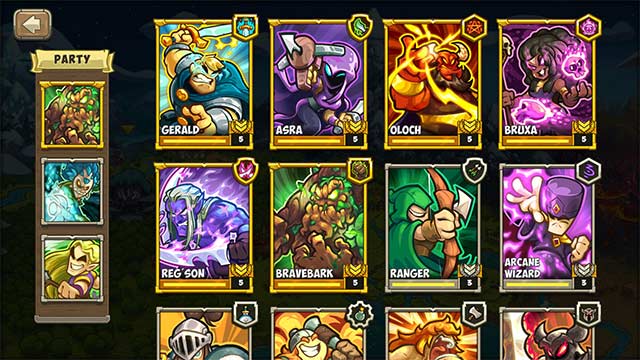 Khám phá sức mạnh của 6 anh hùng huyền thoại và 12 nhân vật khác thuộc vũ trụ Kingdom Rush