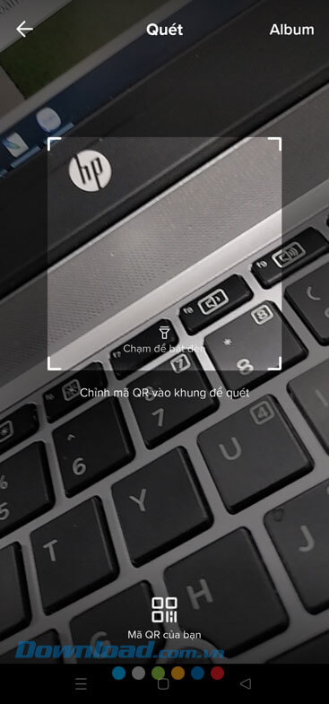 Quét mã QR đăng nhập