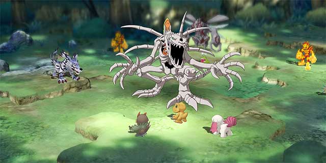 Các trận chiến trong Digimon Survive được thực hiện ở chế độ 2D