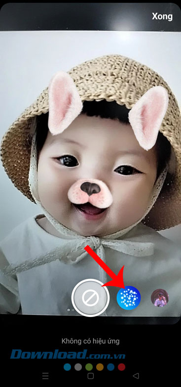 Chọn hiệu ứng hình ảnh, video khác