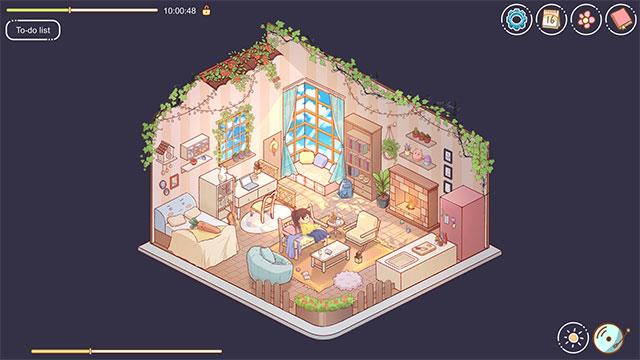Cozy Time mô phỏng căn hộ ảo để bạn làm việc, học tập hoặc nghỉ ngơi mà không bị ai quấy rầy