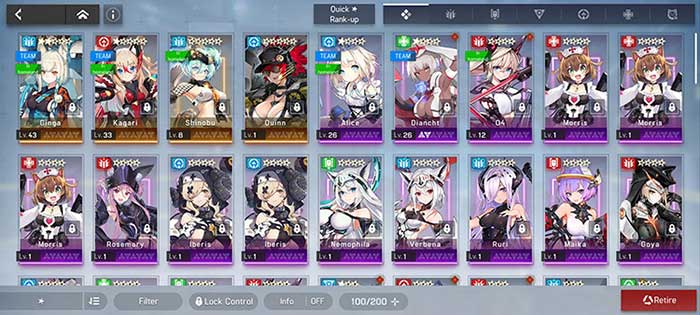 Artery Gear: Fusion sở hữu hệ thống nhân vật đa dạng