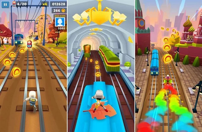 Subway Surfers là một trong những trò chơi chạy vô tận nổi tiếng nhất