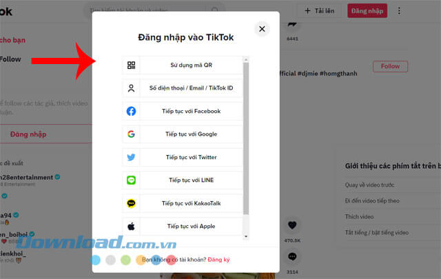 Click chuột vào biểu tượng dấu "+"