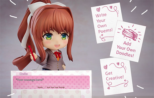 Đặt mua mô hình Nendoroid Monika và sở hữu những nội dung số hóa miễn phí kèm theo