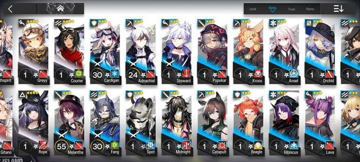 Nhân vật 3 sao trong Arknights rất dễ để thăng cấp