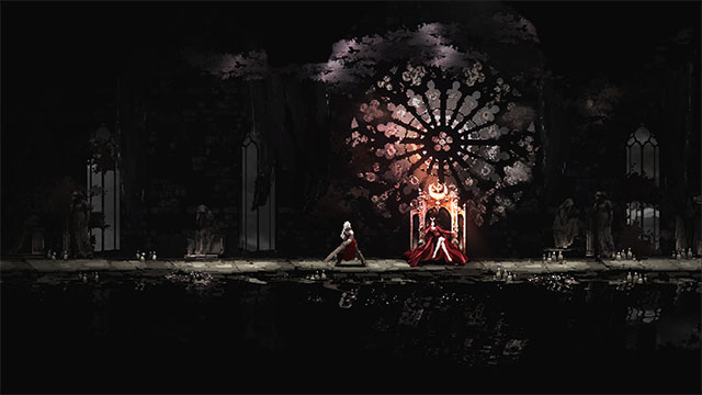 Game Moon Scar sở hữu đồ họa vẽ tay độc lạ với tông màu sáng tối đen xen