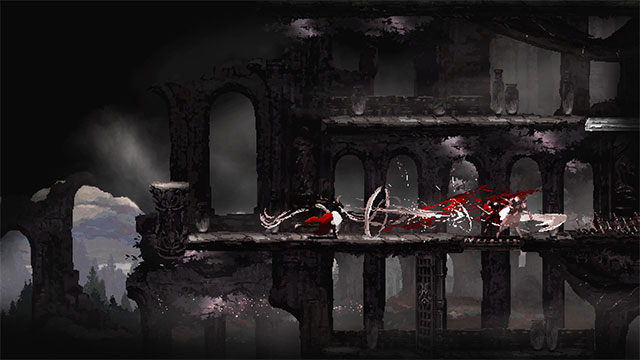 Đẩy kỹ năng cá nhân lên mức giới hạn thông qua các màn chặt chém điên cuồng trong Moonscars game