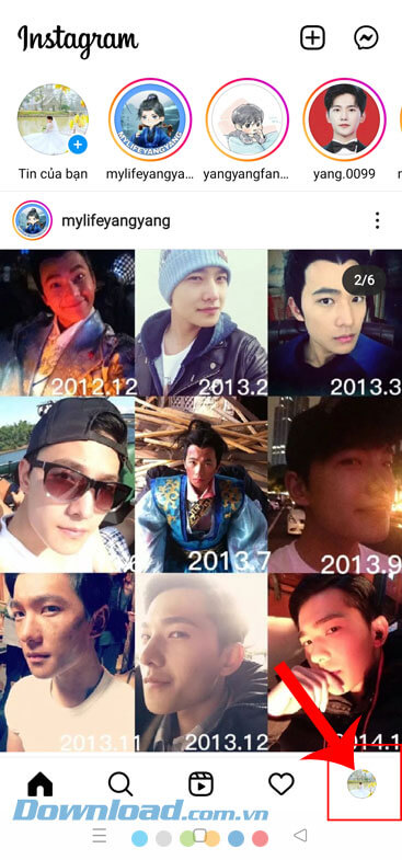 Ấn vào mục Cài đặt