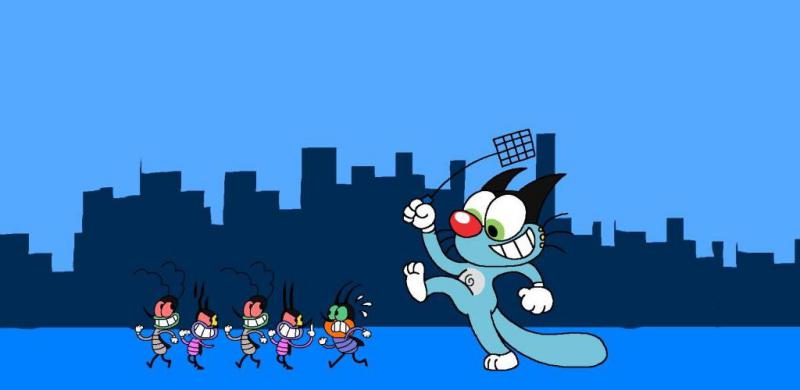 oggy and the cockroaches wallpaper 10