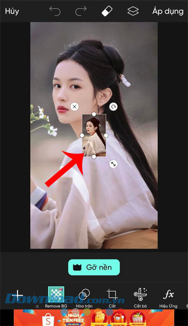 Điều chỉnh kích thước và vị trí