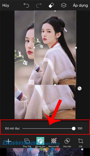 Điều chỉnh độ mờ và nét của ảnh