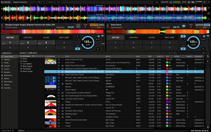 Phần mềm DJ nhạc DJUCED
