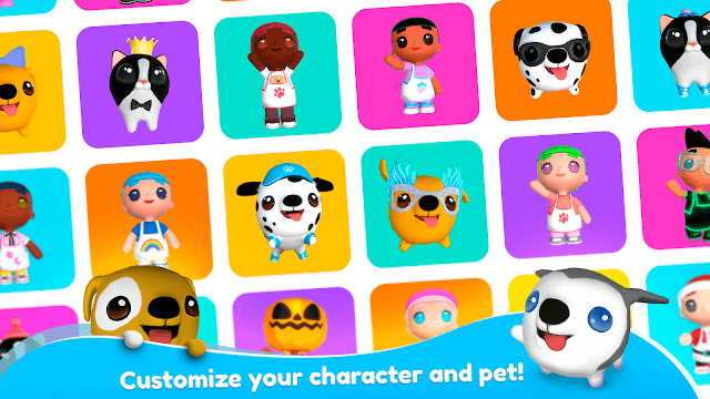 Tùy chỉnh nhân vật và thú cưng của bạn trong game Petness