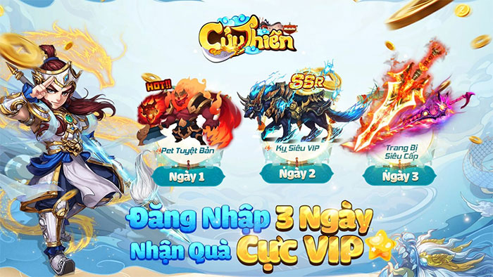 Cửu Thiên - Game nhập vai phong cách chibi siêu hấp dẫn
