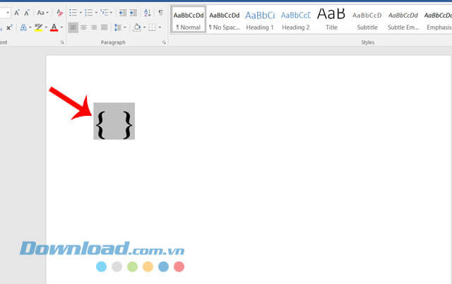 Nhấn vào tổ hợp phím "Crtl + F9"