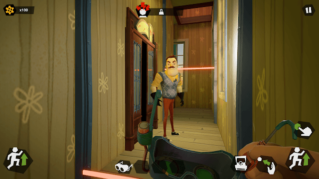 Cố gắng tránh bị ông hàng xóm mờ ám phát hiện trong Hello Neighbor: Diaries