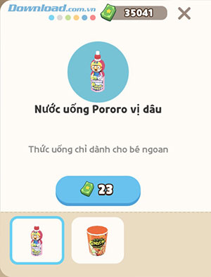 Nước uống Pororo vị dâu